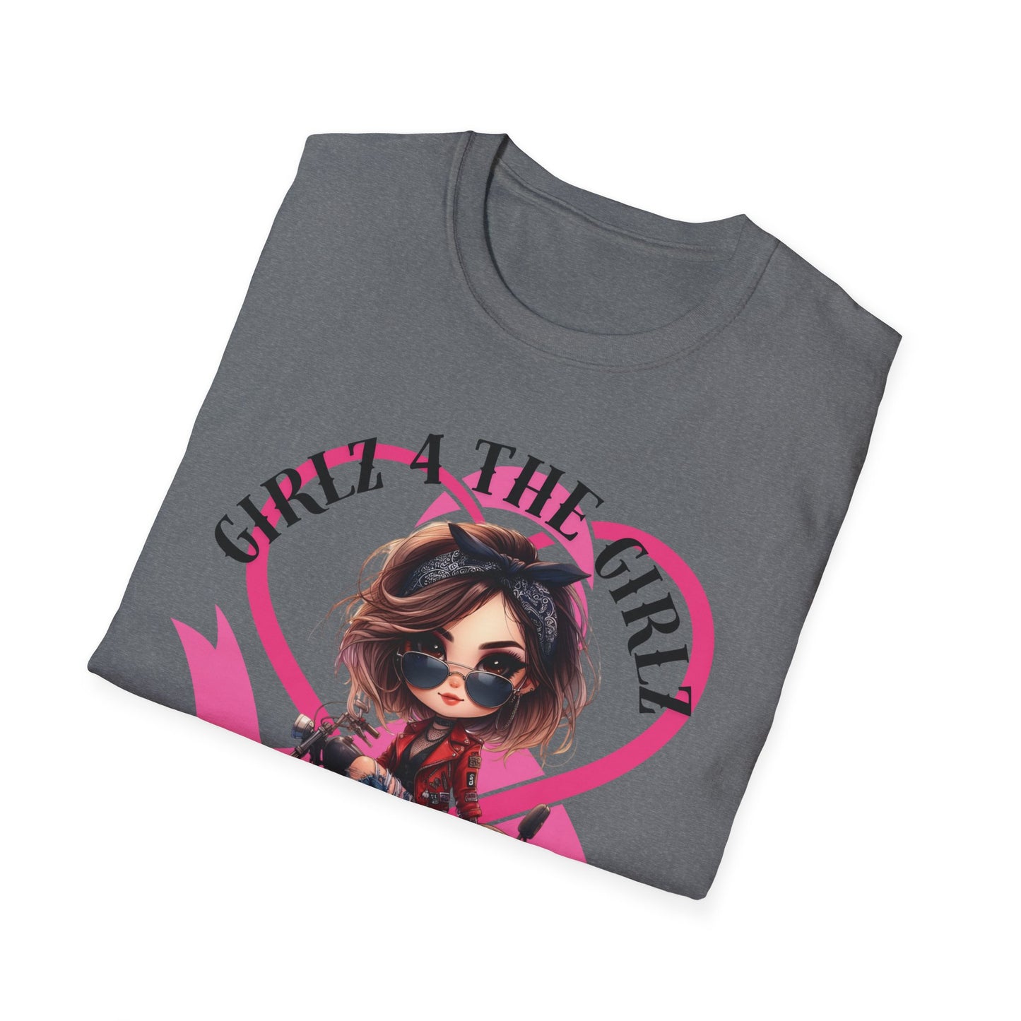 SWC Collection- 2025 Ribbon Run Breast Cancer Awareness, Biker Girl T-Shirt, Cool Motorcycle Tee, Gift for Bikers, Casual Style Top, Birthday Present, Unisex Graphic Shirt