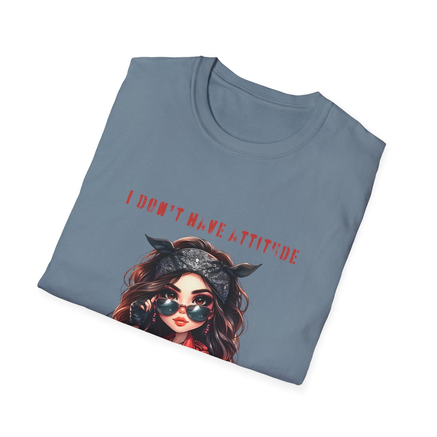 SWC Collection- Girl Attitude & Purpose T-Shirt, Funny Graphic Tee, Unique Gift for Her, Statement Shirt, Casual Everyday Wear