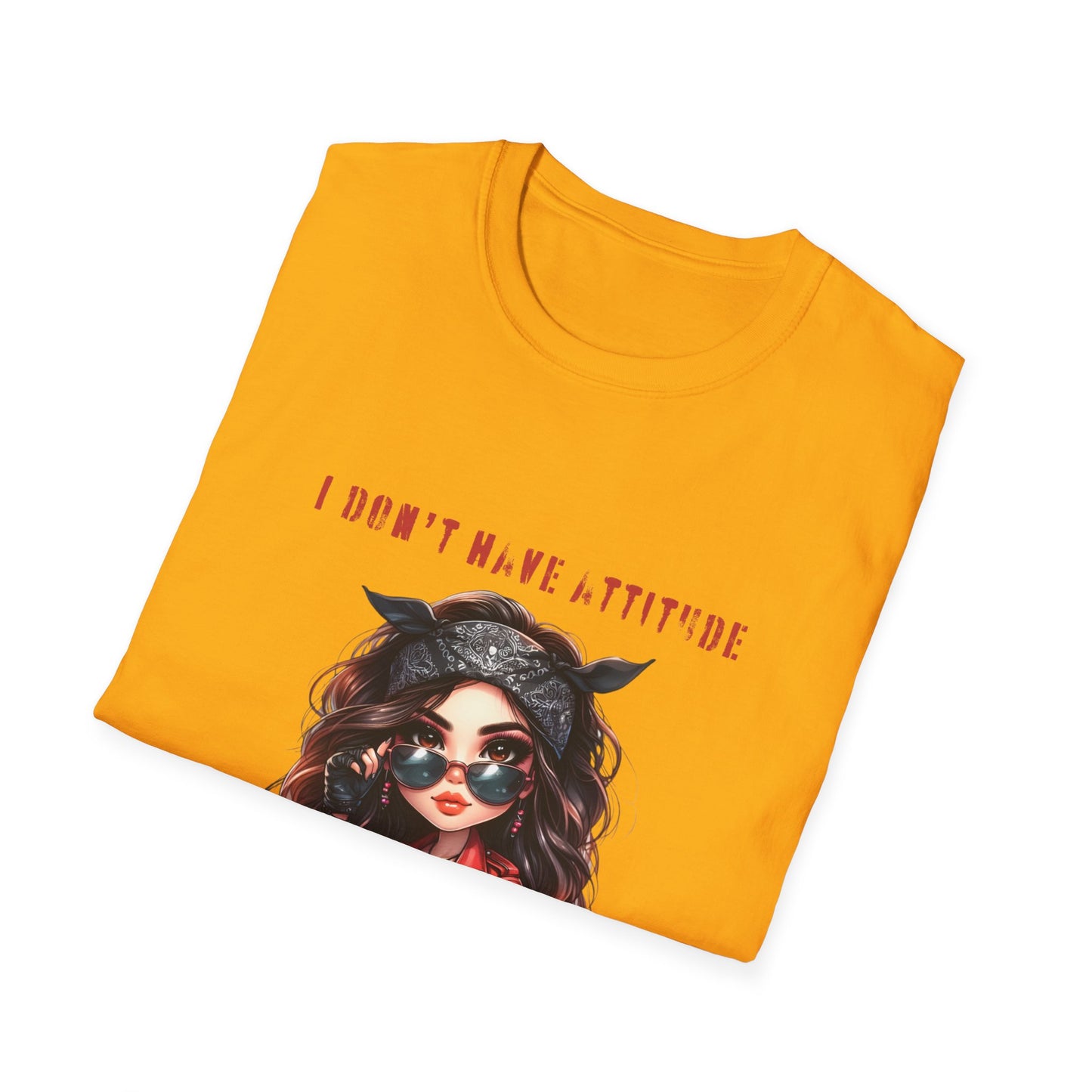 SWC Collection- Girl Attitude & Purpose T-Shirt, Funny Graphic Tee, Unique Gift for Her, Statement Shirt, Casual Everyday Wear
