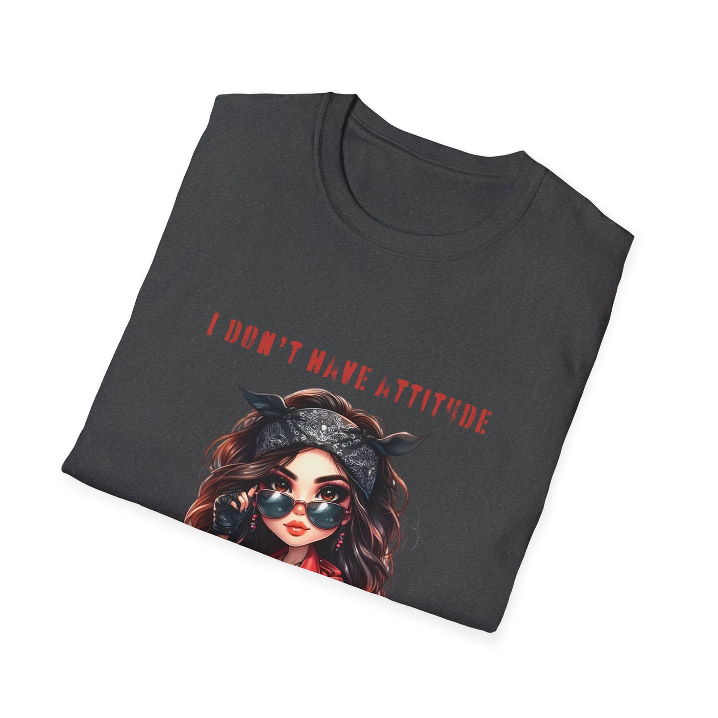 SWC Collection- Girl Attitude & Purpose T-Shirt, Funny Graphic Tee, Unique Gift for Her, Statement Shirt, Casual Everyday Wear