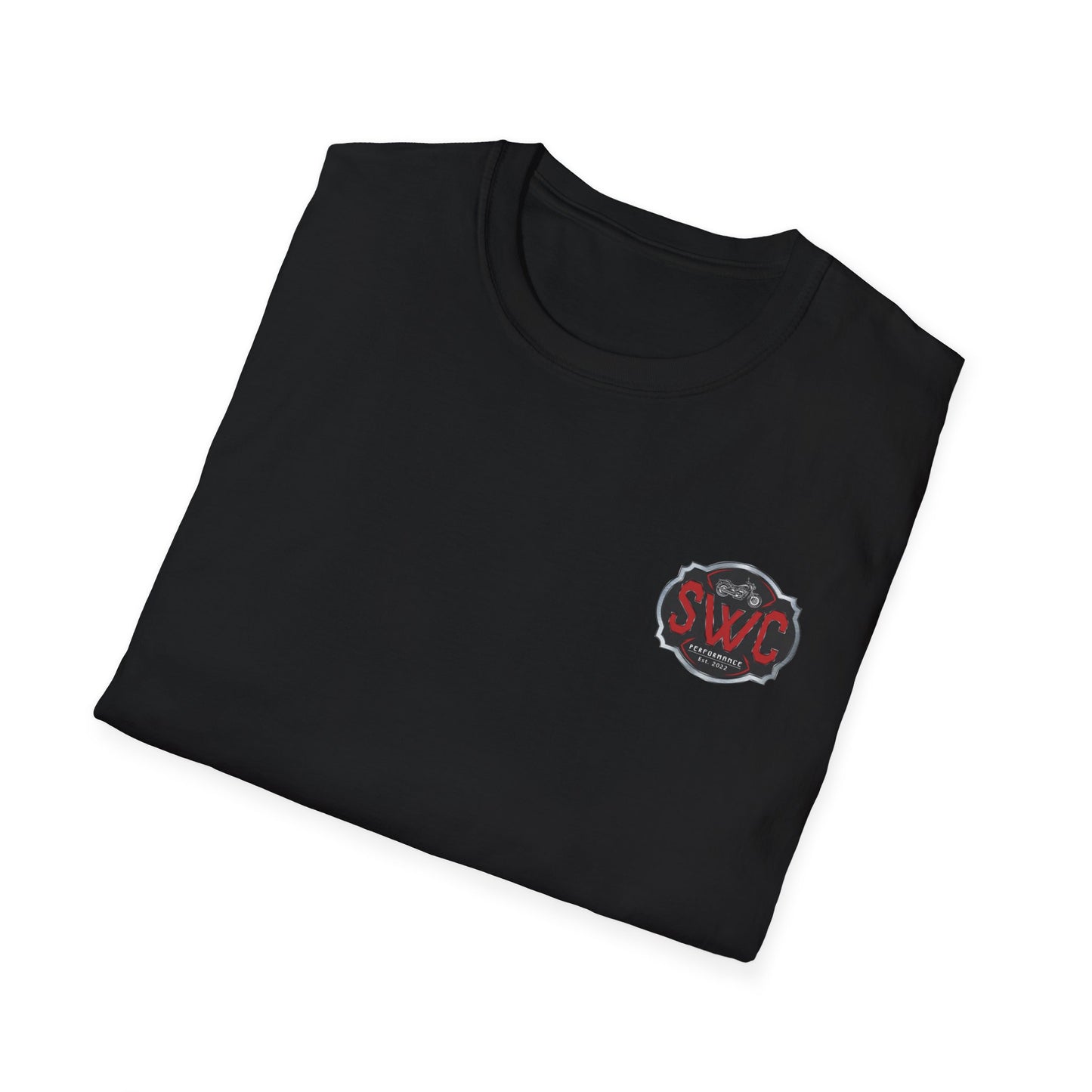SWC Collection- Legendary Custom Motorcycle Graphic T-Shirt, Unisex Softstyle Tee, Vintage Biker Shirt, Ideal for Riders, Gift for Motorcycle Lovers, Casual Wear