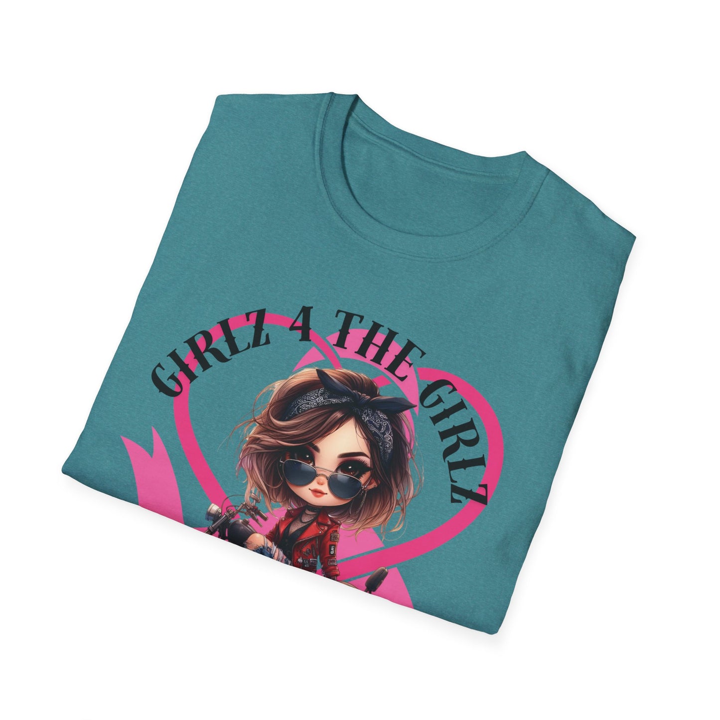 SWC Collection- 2025 Ribbon Run Breast Cancer Awareness, Biker Girl T-Shirt, Cool Motorcycle Tee, Gift for Bikers, Casual Style Top, Birthday Present, Unisex Graphic Shirt