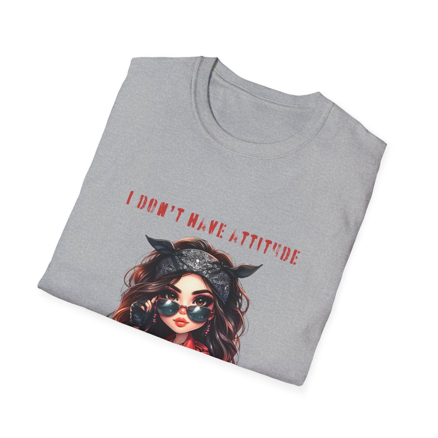 SWC Collection- Girl Attitude & Purpose T-Shirt, Funny Graphic Tee, Unique Gift for Her, Statement Shirt, Casual Everyday Wear