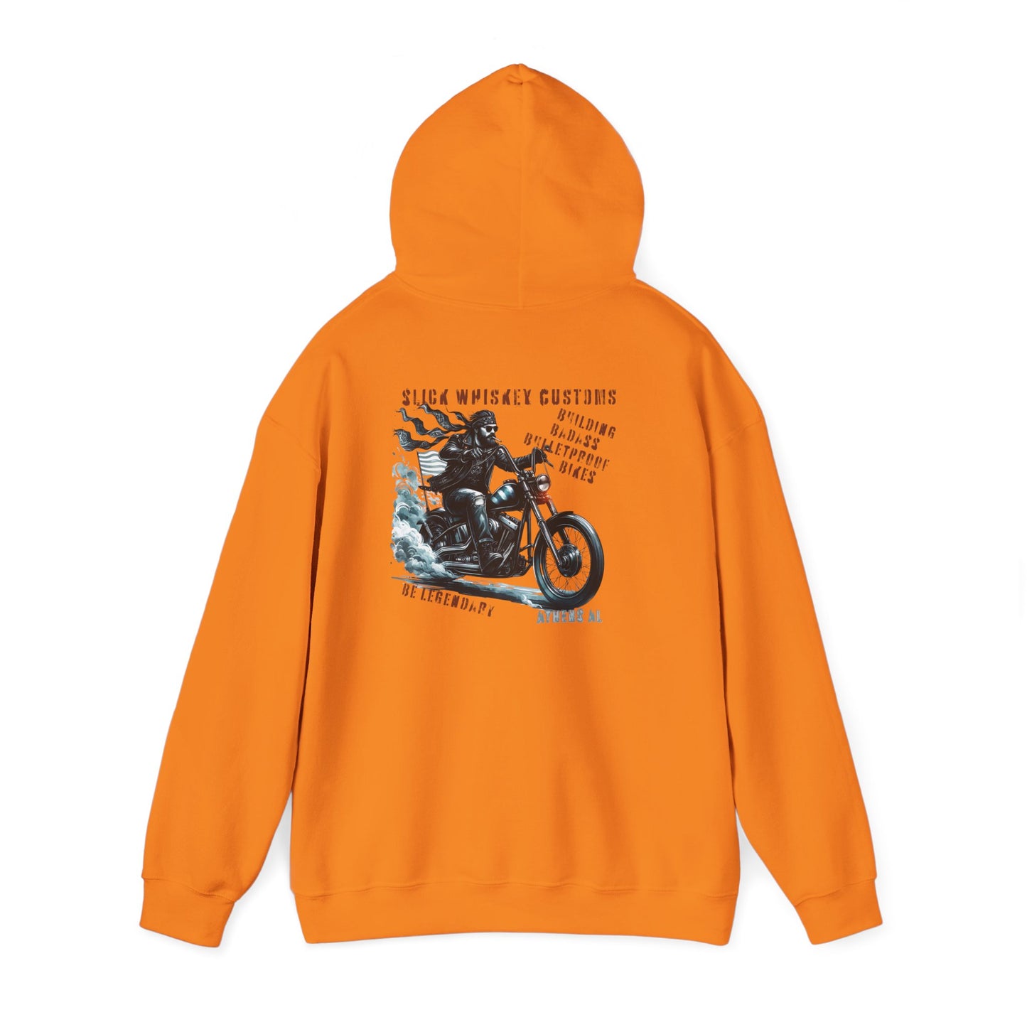 SWC Collection- Legendary Vintage Motorcycle Graphic Hoodie, Unisex Sweatshirt for Bikers, Comfortable Winter Apparel, Gift for Motorbike Lovers, Cozy Casual Wear