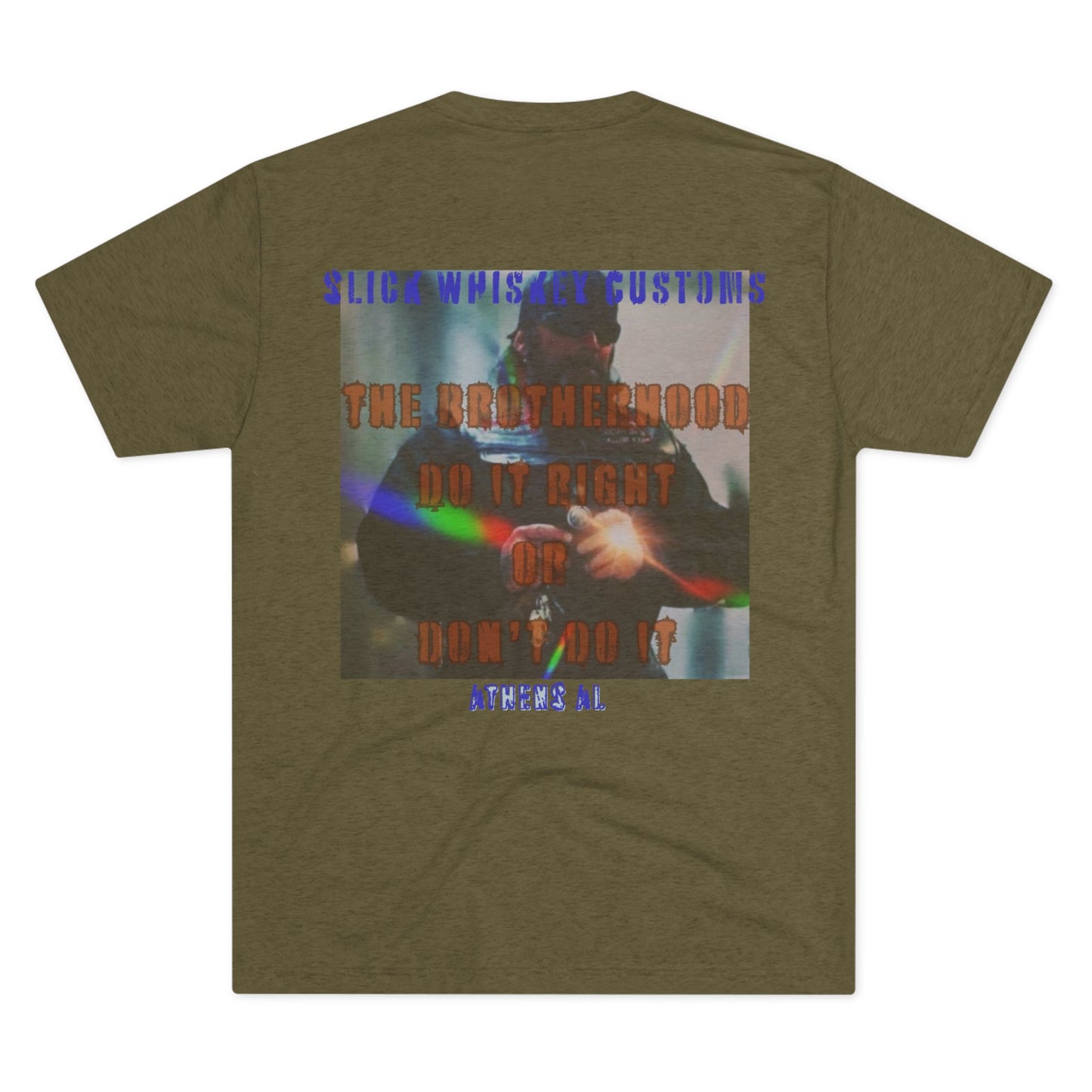 SWC Collection-Brotherhood Demarzo Do it right Unisex Tri-Blend Crew Tee