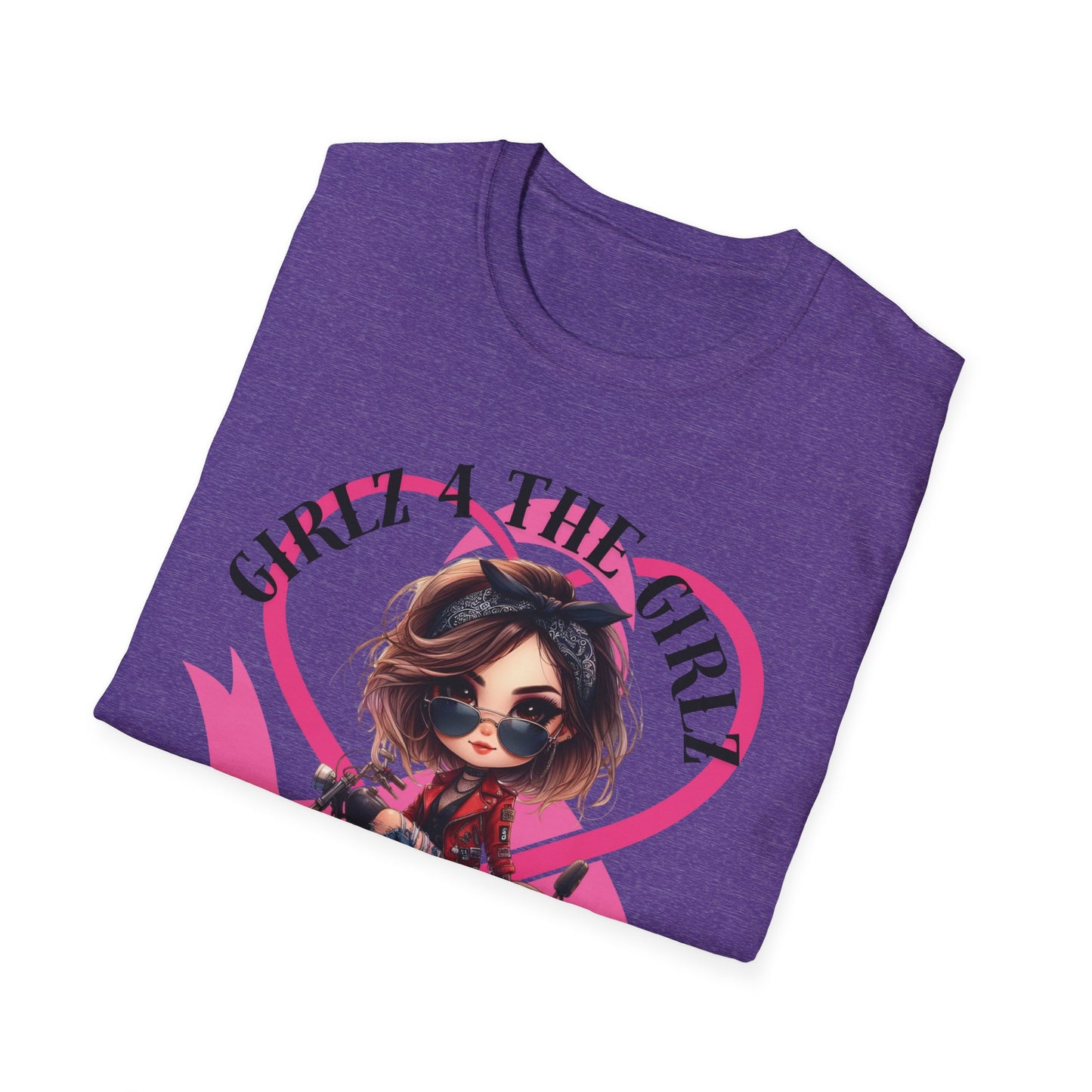 SWC Collection- 2025 Ribbon Run Breast Cancer Awareness, Biker Girl T-Shirt, Cool Motorcycle Tee, Gift for Bikers, Casual Style Top, Birthday Present, Unisex Graphic Shirt