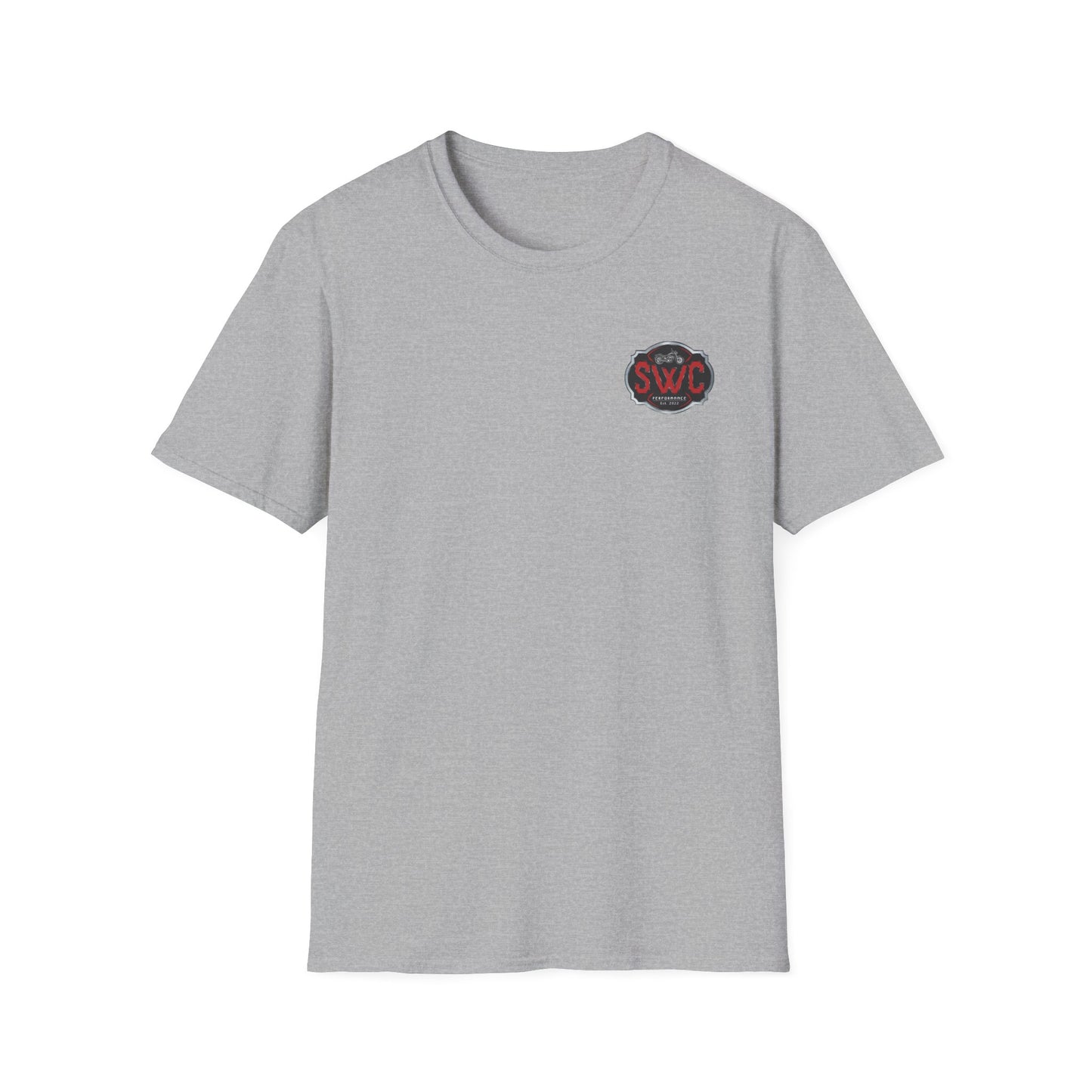 SWC Collection- Legendary Custom Motorcycle Graphic T-Shirt, Unisex Softstyle Tee, Vintage Biker Shirt, Ideal for Riders, Gift for Motorcycle Lovers, Casual Wear