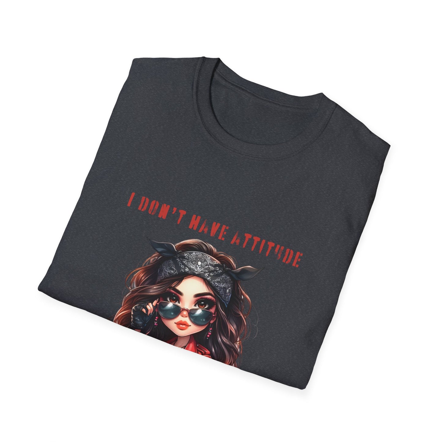 SWC Collection- Girl Attitude & Purpose T-Shirt, Funny Graphic Tee, Unique Gift for Her, Statement Shirt, Casual Everyday Wear