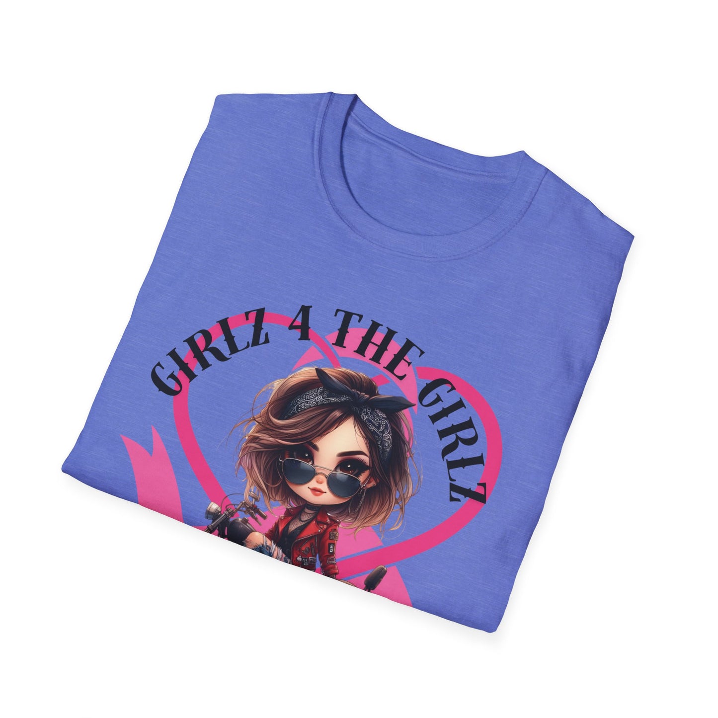 SWC Collection- 2025 Ribbon Run Breast Cancer Awareness, Biker Girl T-Shirt, Cool Motorcycle Tee, Gift for Bikers, Casual Style Top, Birthday Present, Unisex Graphic Shirt