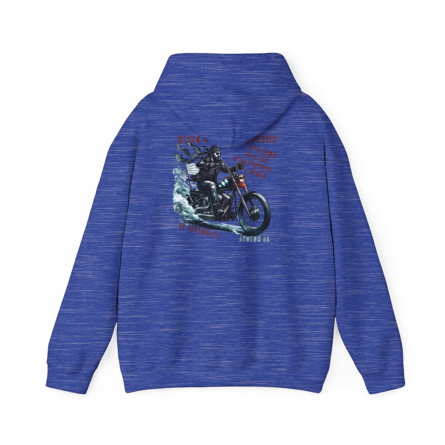 SWC Collection- Legendary Vintage Motorcycle Graphic Hoodie, Unisex Sweatshirt for Bikers, Comfortable Winter Apparel, Gift for Motorbike Lovers, Cozy Casual Wear