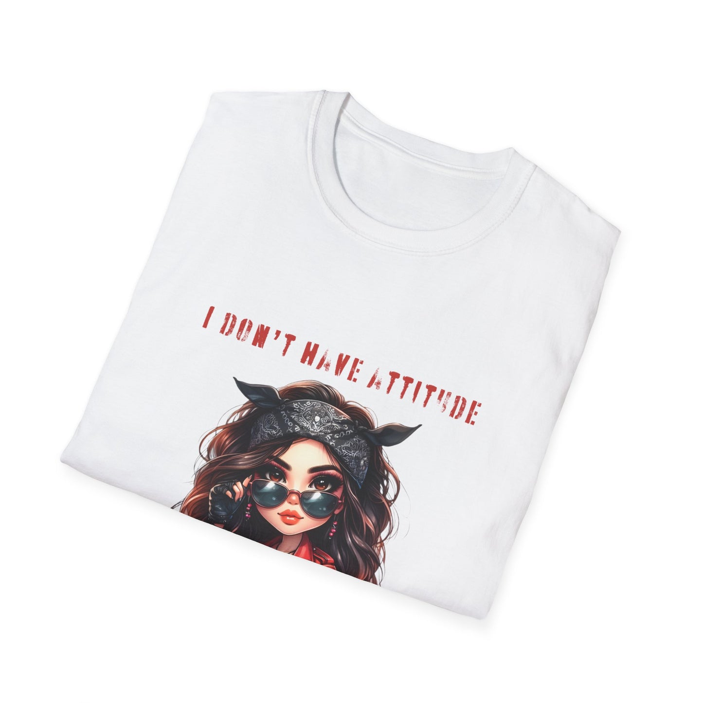 SWC Collection- Girl Attitude & Purpose T-Shirt, Funny Graphic Tee, Unique Gift for Her, Statement Shirt, Casual Everyday Wear
