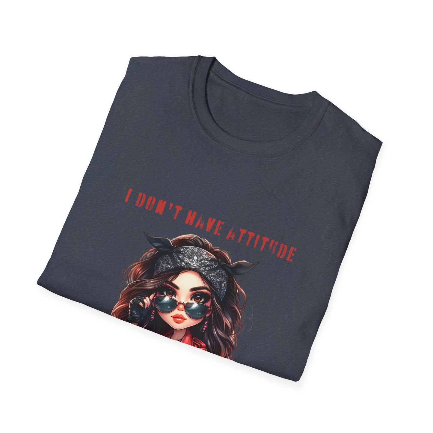 SWC Collection- Girl Attitude & Purpose T-Shirt, Funny Graphic Tee, Unique Gift for Her, Statement Shirt, Casual Everyday Wear