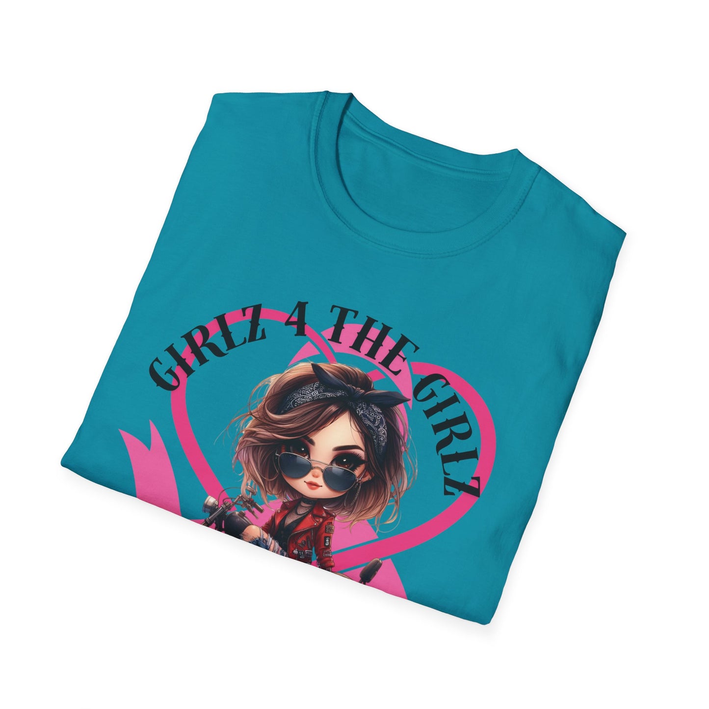 SWC Collection- 2025 Ribbon Run Breast Cancer Awareness, Biker Girl T-Shirt, Cool Motorcycle Tee, Gift for Bikers, Casual Style Top, Birthday Present, Unisex Graphic Shirt