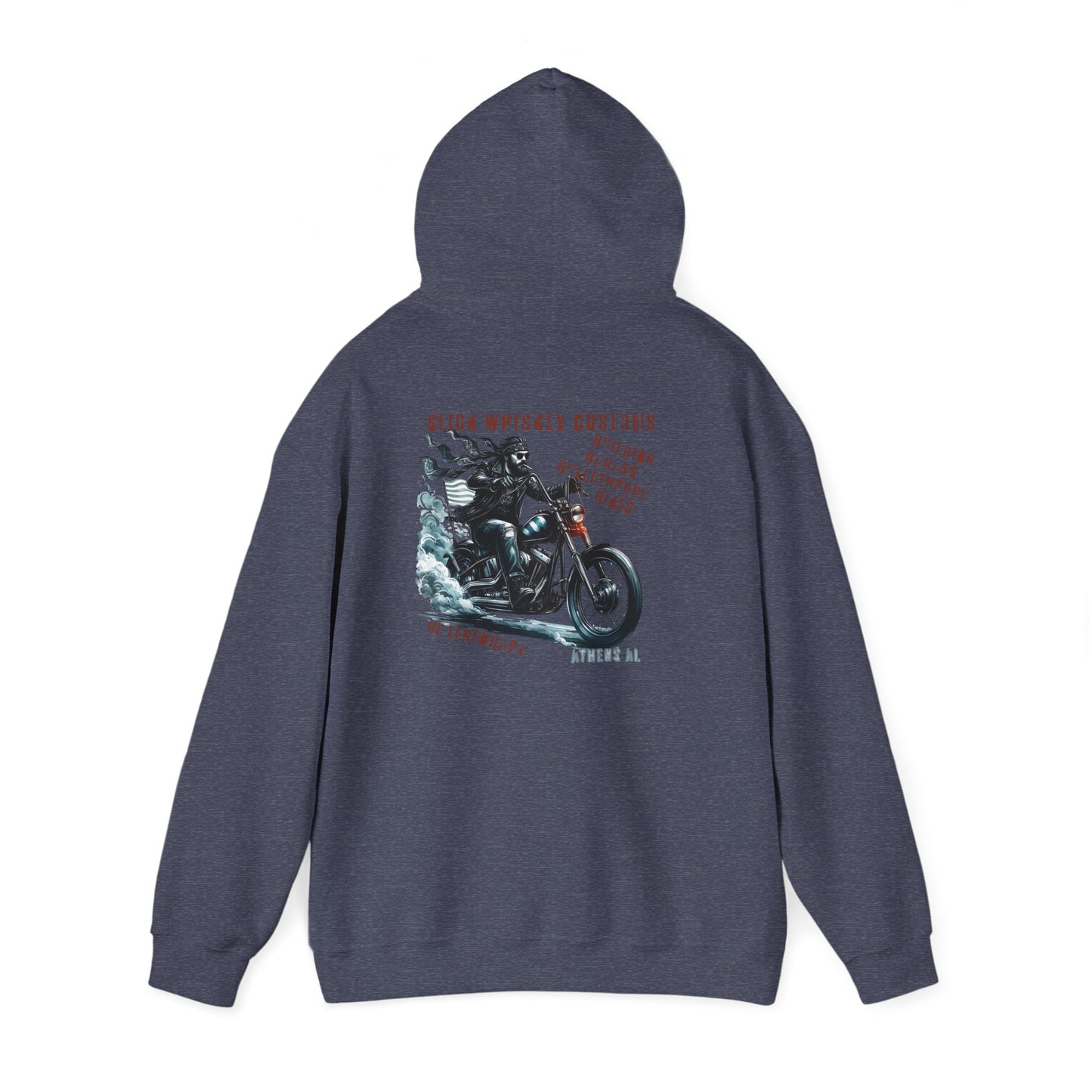 SWC Collection- Legendary Vintage Motorcycle Graphic Hoodie, Unisex Sweatshirt for Bikers, Comfortable Winter Apparel, Gift for Motorbike Lovers, Cozy Casual Wear