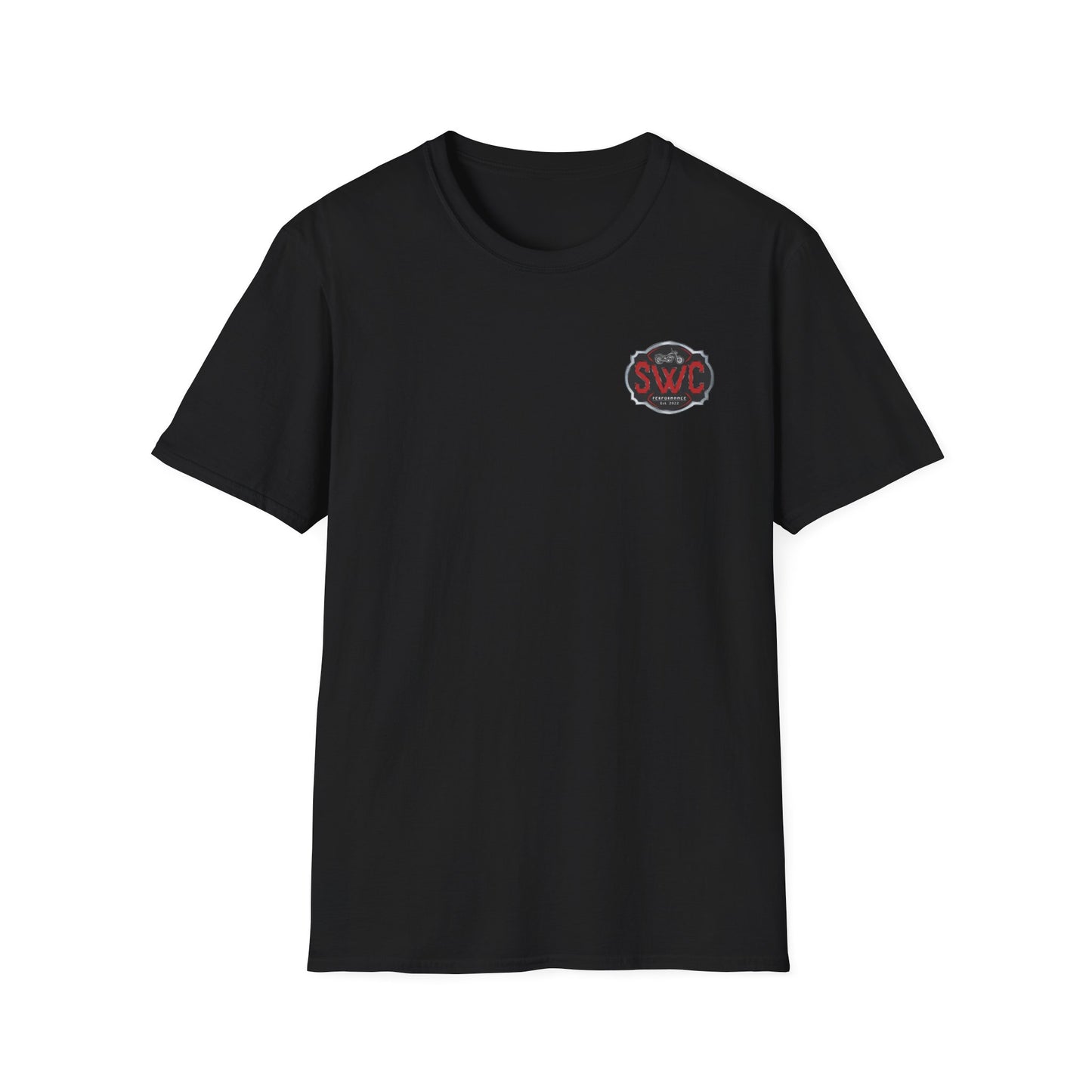 SWC Collection- Legendary Custom Motorcycle Graphic T-Shirt, Unisex Softstyle Tee, Vintage Biker Shirt, Ideal for Riders, Gift for Motorcycle Lovers, Casual Wear