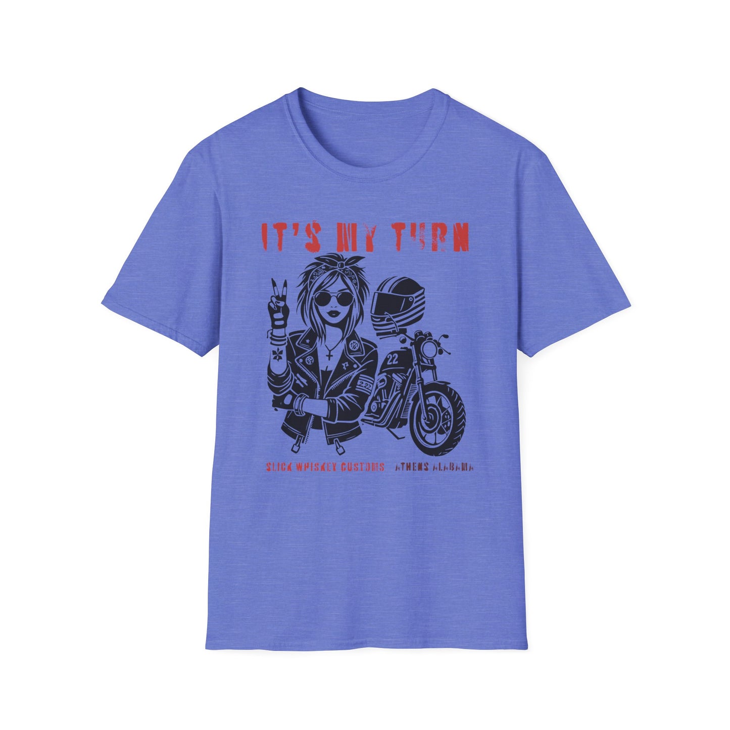 SWC Collection- My TurnGirl Biker Vibes T-Shirt, Cool Graphic Tee for Motorcycle Enthusiasts, Gift for Riders, Casual Wear, Birthday Gift