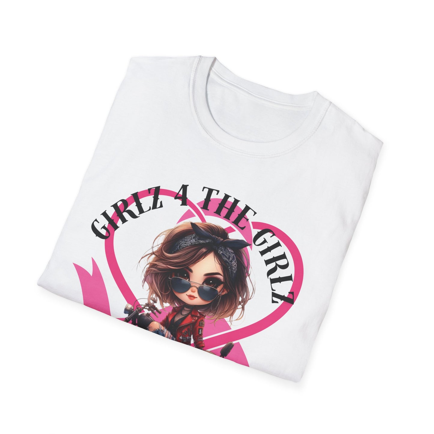 SWC Collection- 2025 Ribbon Run Breast Cancer Awareness, Biker Girl T-Shirt, Cool Motorcycle Tee, Gift for Bikers, Casual Style Top, Birthday Present, Unisex Graphic Shirt
