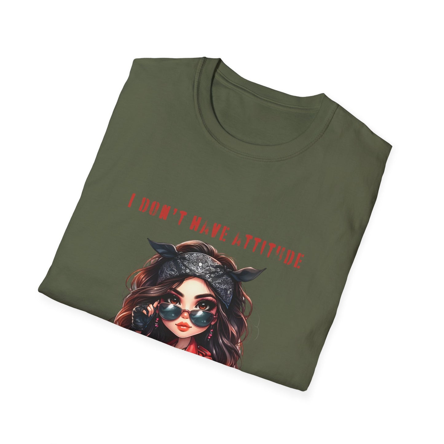 SWC Collection- Girl Attitude & Purpose T-Shirt, Funny Graphic Tee, Unique Gift for Her, Statement Shirt, Casual Everyday Wear