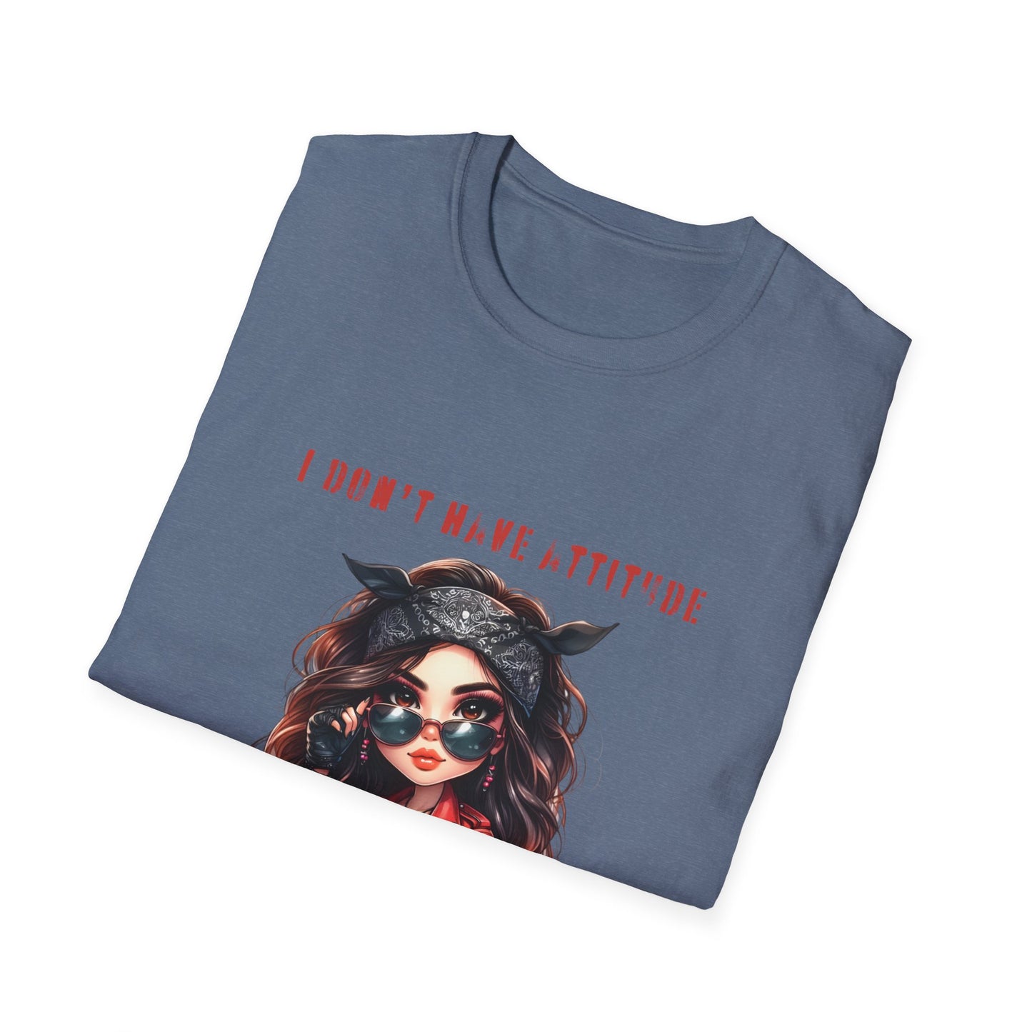 SWC Collection- Girl Attitude & Purpose T-Shirt, Funny Graphic Tee, Unique Gift for Her, Statement Shirt, Casual Everyday Wear