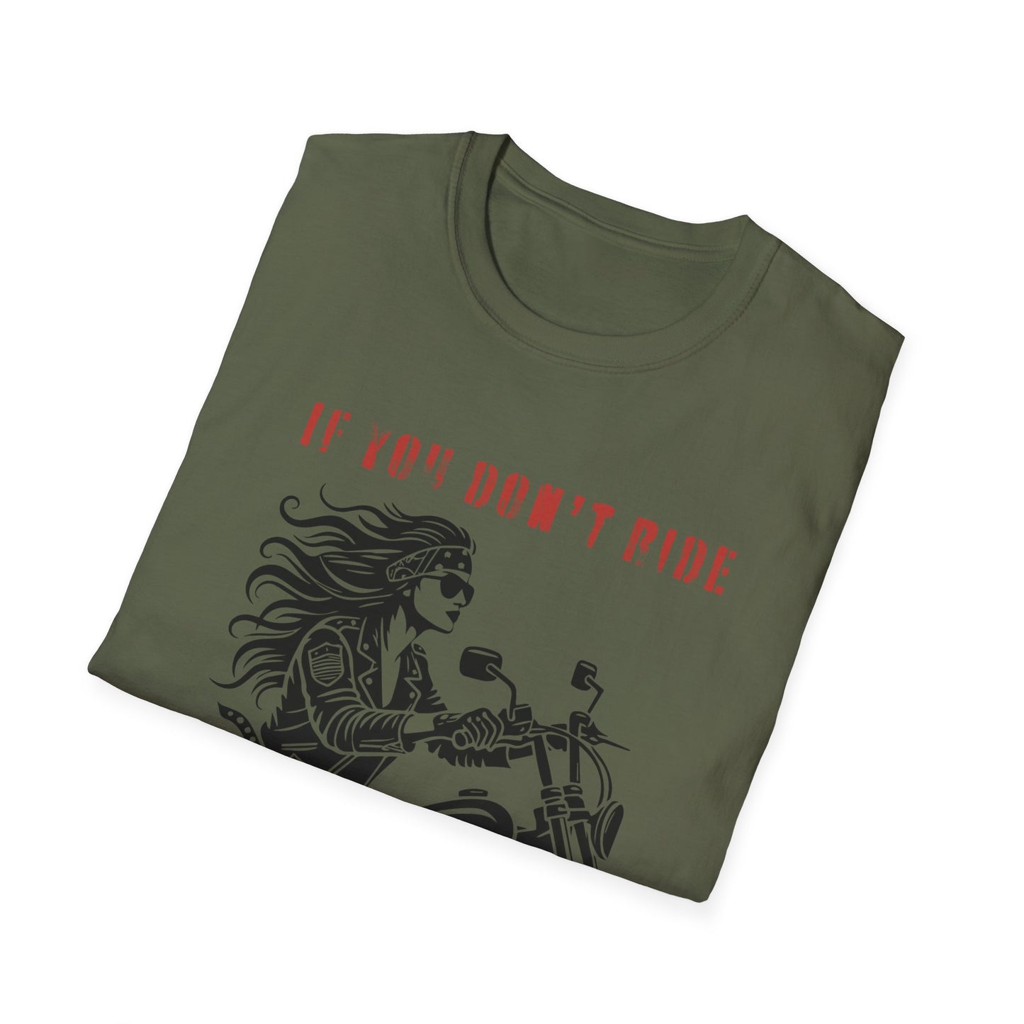 SWC Collection- Girl if you dont ride Motorcycle Enthusiast T-Shirt, If You Don't Ride You Don't Know, Unisex Tee, Gift for Bikers, Casual Wear, Summer Outing