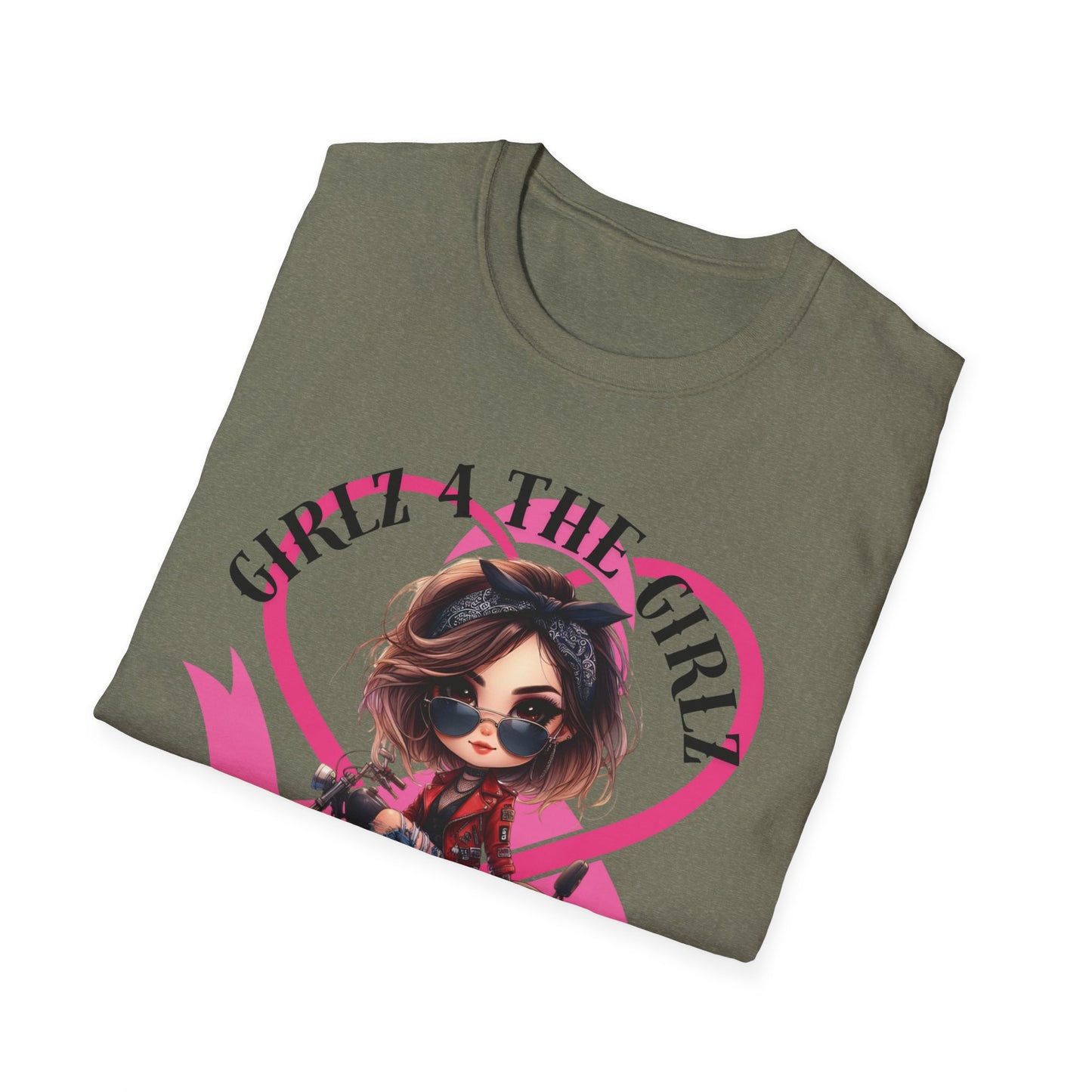 SWC Collection- 2025 Ribbon Run Breast Cancer Awareness, Biker Girl T-Shirt, Cool Motorcycle Tee, Gift for Bikers, Casual Style Top, Birthday Present, Unisex Graphic Shirt