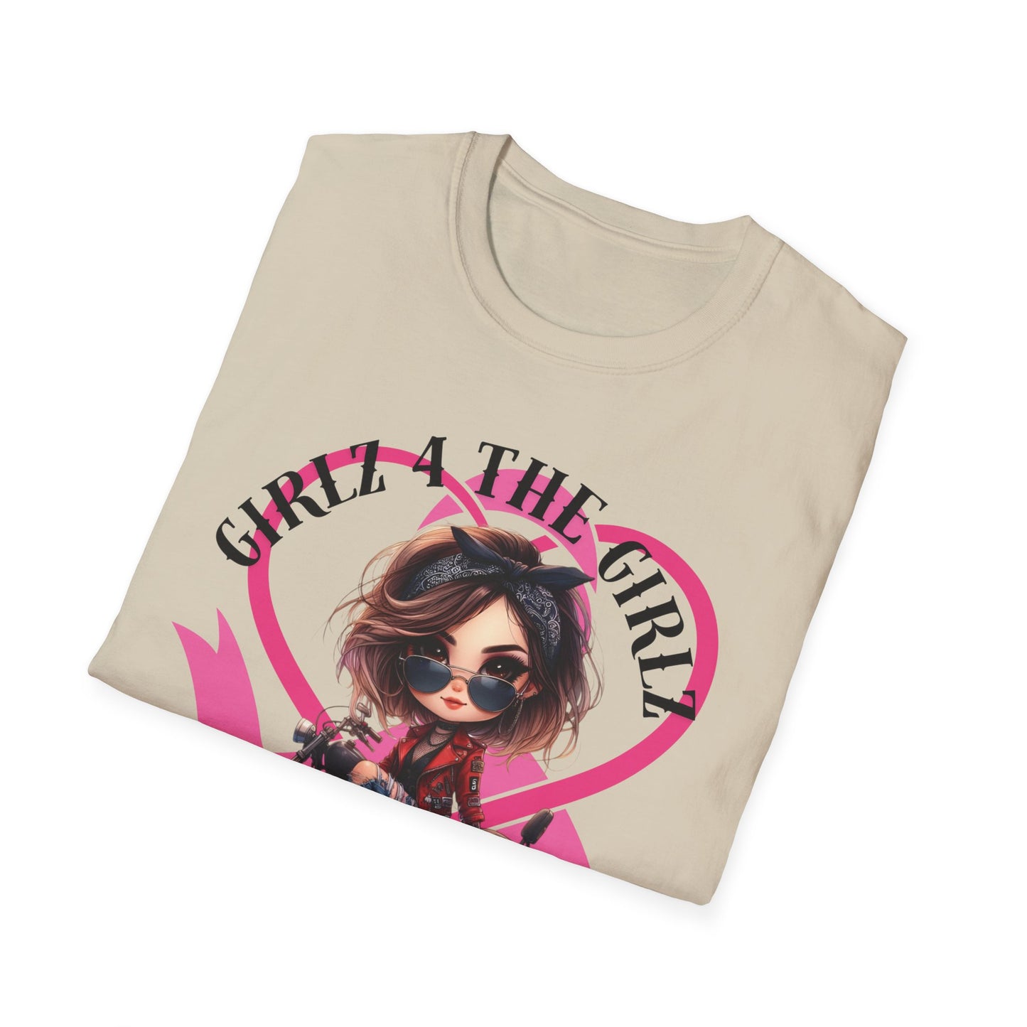 SWC Collection- 2025 Ribbon Run Breast Cancer Awareness, Biker Girl T-Shirt, Cool Motorcycle Tee, Gift for Bikers, Casual Style Top, Birthday Present, Unisex Graphic Shirt