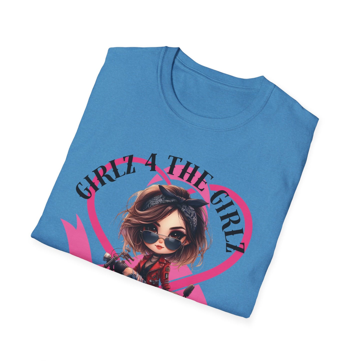 SWC Collection- 2025 Ribbon Run Breast Cancer Awareness, Biker Girl T-Shirt, Cool Motorcycle Tee, Gift for Bikers, Casual Style Top, Birthday Present, Unisex Graphic Shirt