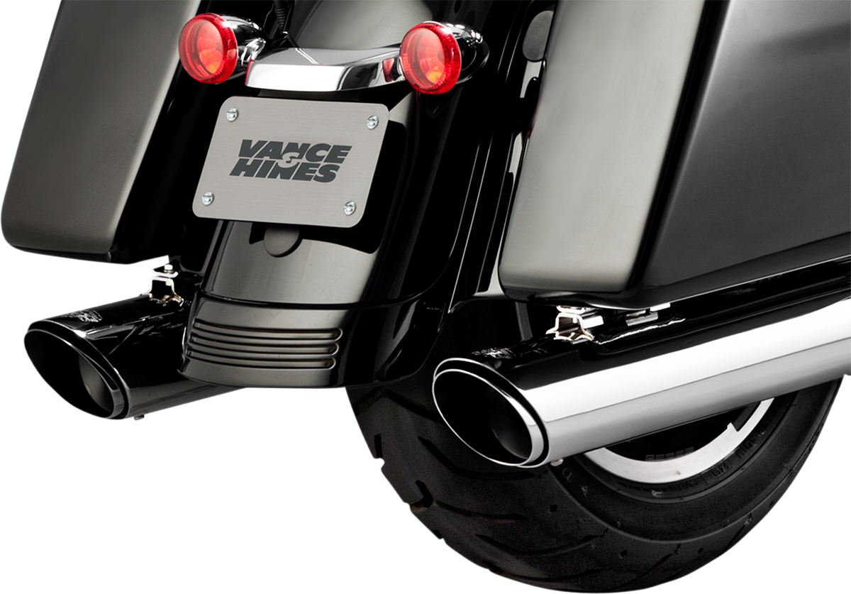 Vance & Hines Twin Slash Muffler - Chrome - FL
