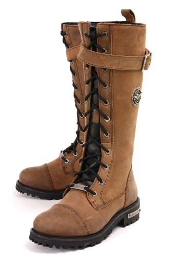 MBL9358 Women's Boots 14" Tall Brown Milwaukee Leather