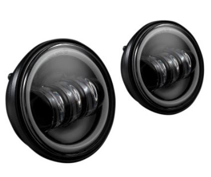 Lighting Custom Dynamics Motorcycle Passing Lamps Black or Chrome