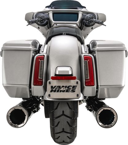 Vance & Hines Hi-Output Slip-On Mufflers - Dark Chrome - 4-1/2"