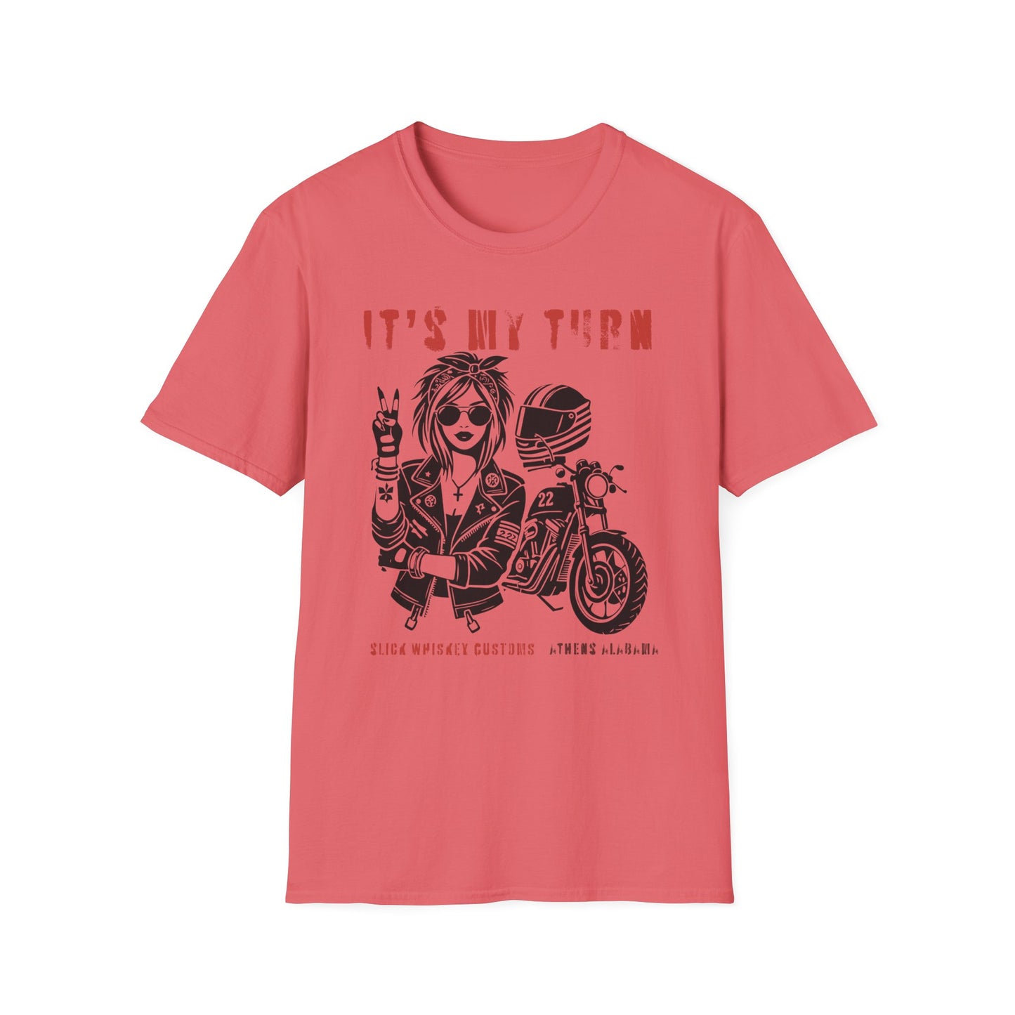 SWC Collection- My TurnGirl Biker Vibes T-Shirt, Cool Graphic Tee for Motorcycle Enthusiasts, Gift for Riders, Casual Wear, Birthday Gift