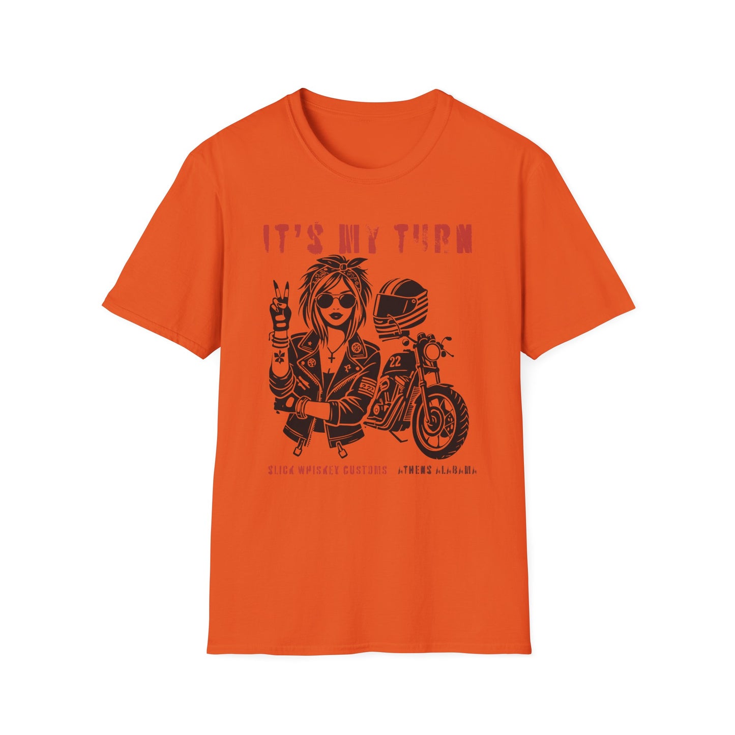 SWC Collection- My TurnGirl Biker Vibes T-Shirt, Cool Graphic Tee for Motorcycle Enthusiasts, Gift for Riders, Casual Wear, Birthday Gift