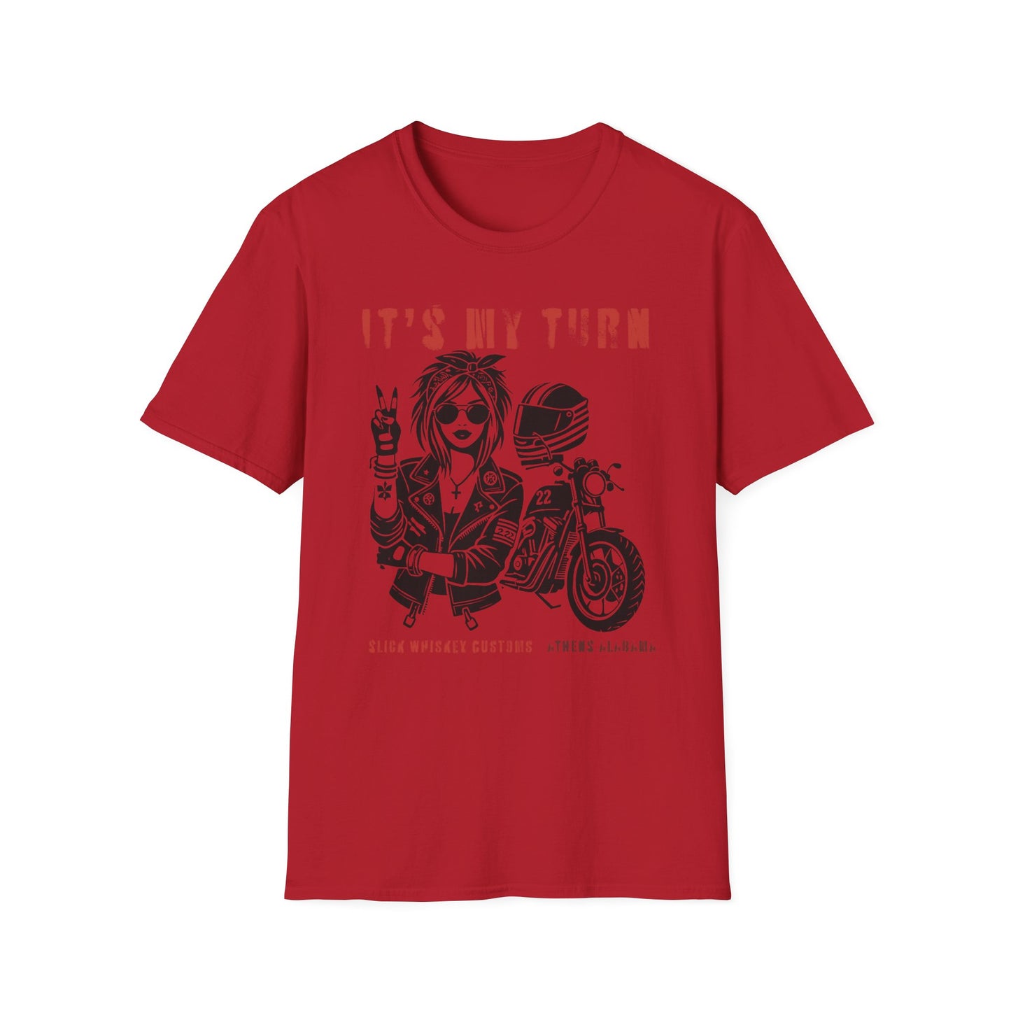 SWC Collection- My TurnGirl Biker Vibes T-Shirt, Cool Graphic Tee for Motorcycle Enthusiasts, Gift for Riders, Casual Wear, Birthday Gift