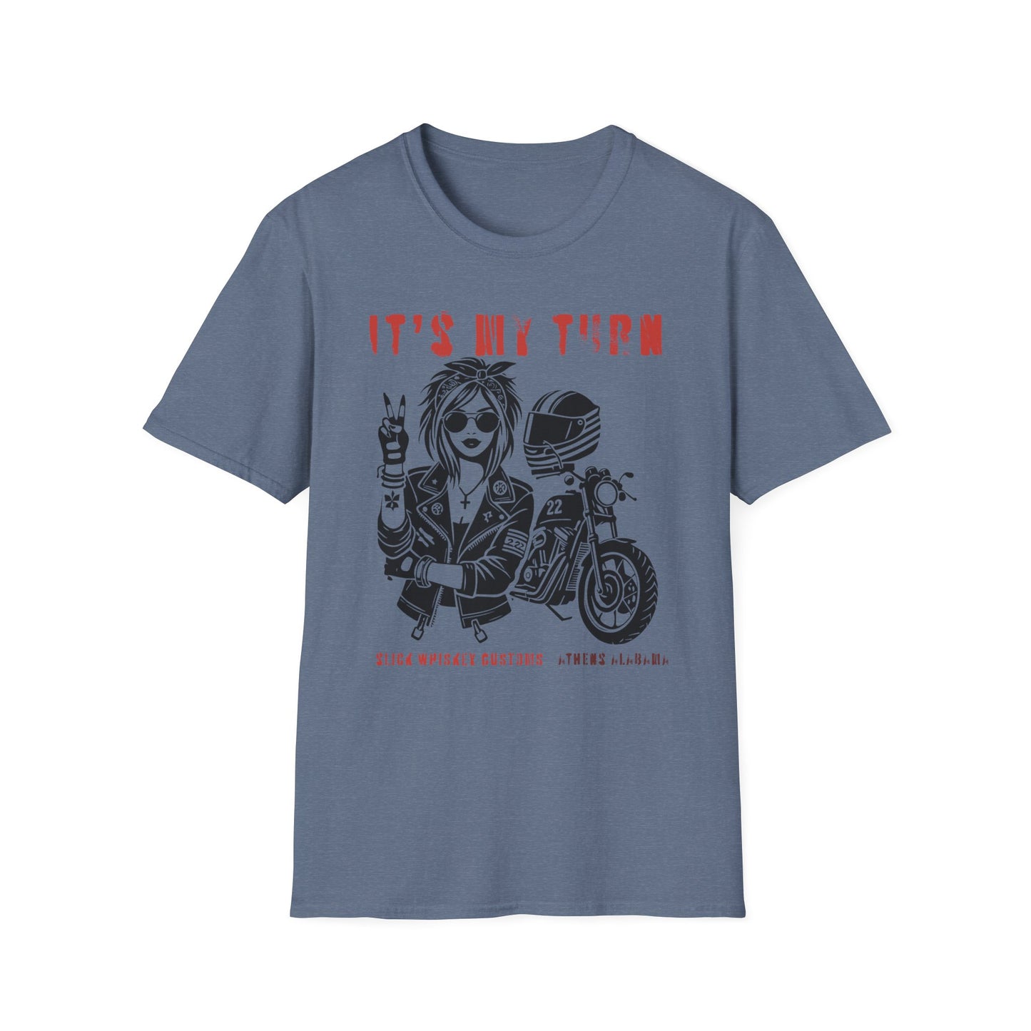 SWC Collection- My TurnGirl Biker Vibes T-Shirt, Cool Graphic Tee for Motorcycle Enthusiasts, Gift for Riders, Casual Wear, Birthday Gift