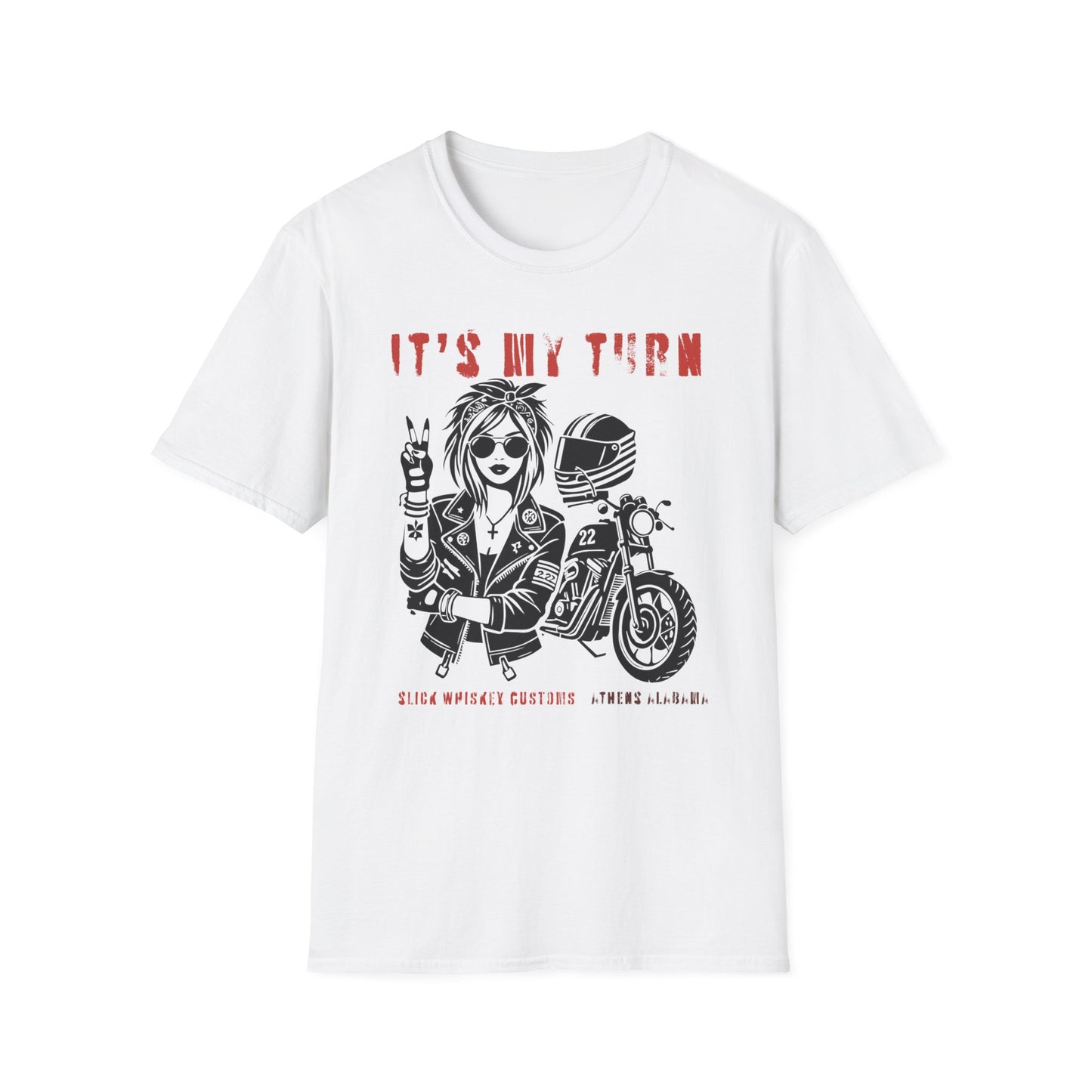 SWC Collection- My TurnGirl Biker Vibes T-Shirt, Cool Graphic Tee for Motorcycle Enthusiasts, Gift for Riders, Casual Wear, Birthday Gift