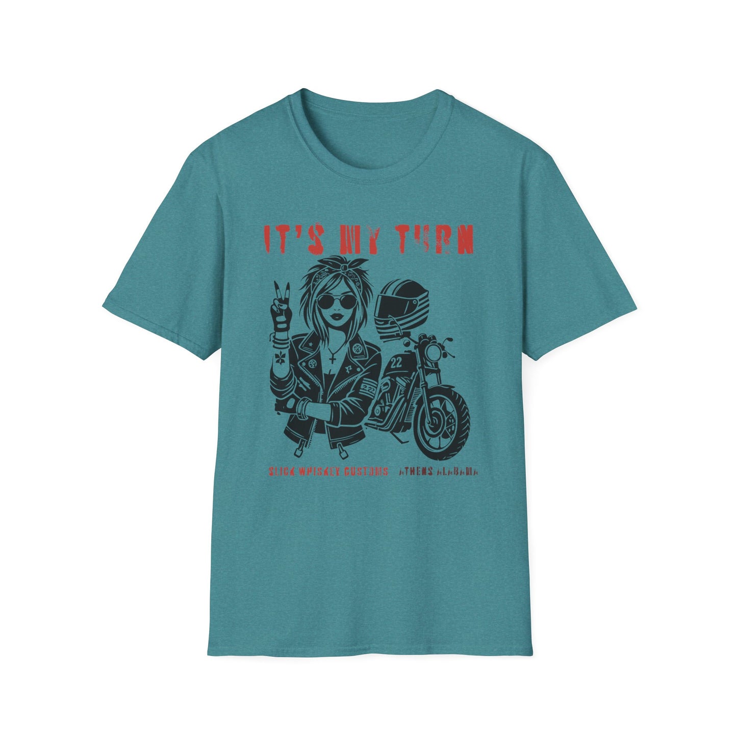 SWC Collection- My TurnGirl Biker Vibes T-Shirt, Cool Graphic Tee for Motorcycle Enthusiasts, Gift for Riders, Casual Wear, Birthday Gift