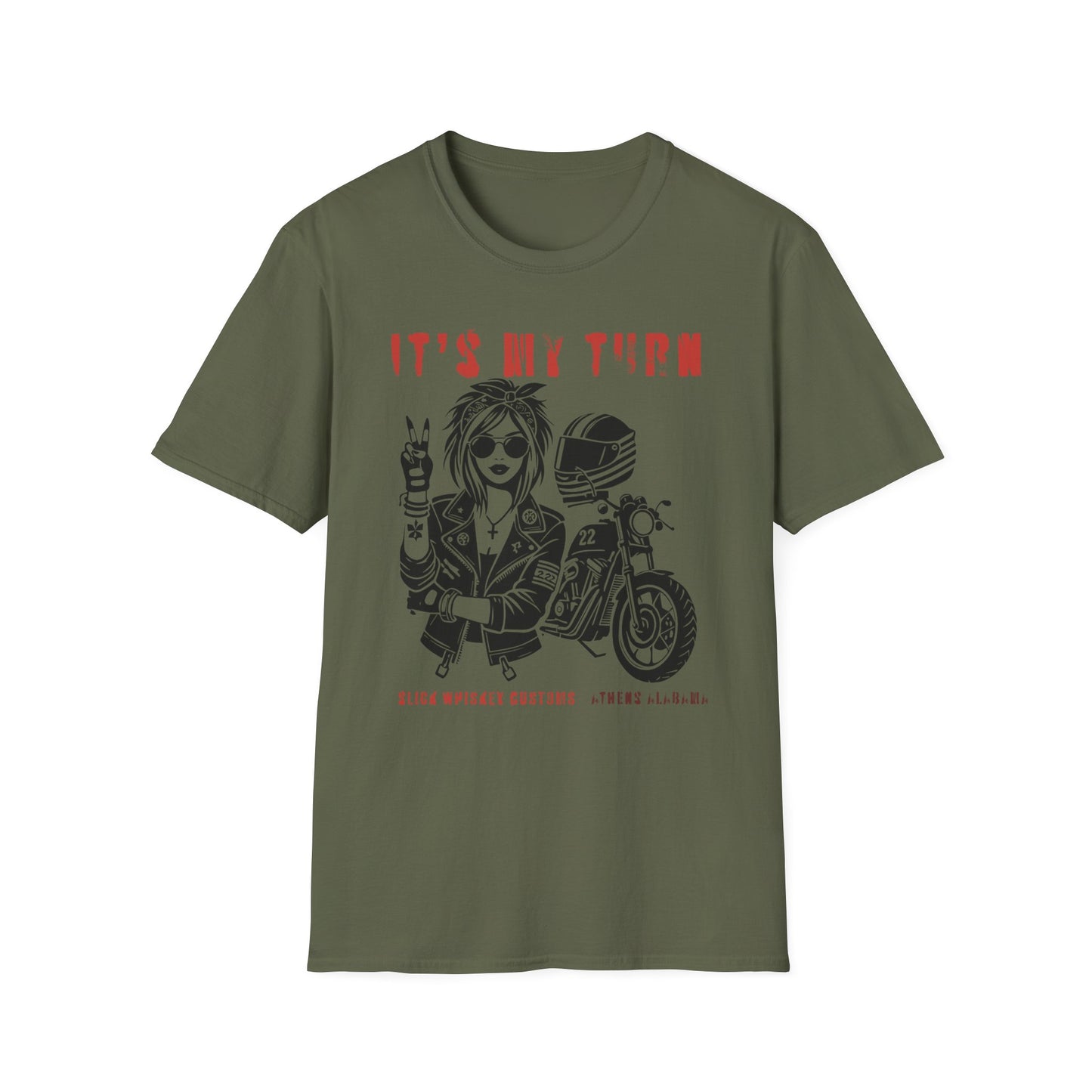 SWC Collection- My TurnGirl Biker Vibes T-Shirt, Cool Graphic Tee for Motorcycle Enthusiasts, Gift for Riders, Casual Wear, Birthday Gift