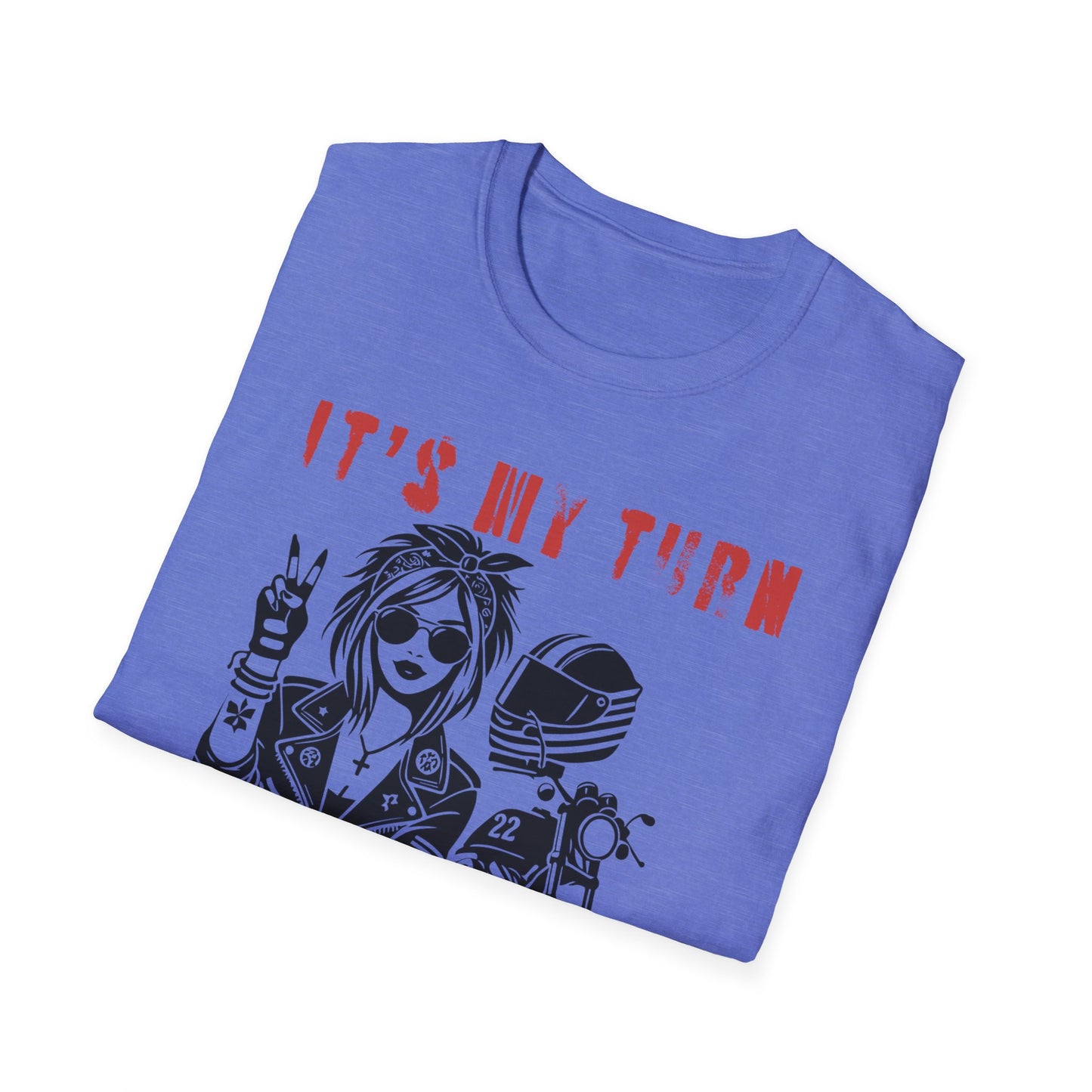 SWC Collection- My TurnGirl Biker Vibes T-Shirt, Cool Graphic Tee for Motorcycle Enthusiasts, Gift for Riders, Casual Wear, Birthday Gift