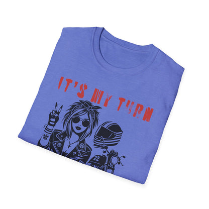SWC Collection- My TurnGirl Biker Vibes T-Shirt, Cool Graphic Tee for Motorcycle Enthusiasts, Gift for Riders, Casual Wear, Birthday Gift