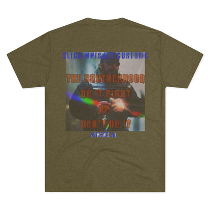 SWC Collection-Brotherhood Demarzo Do it right Unisex Tri-Blend Crew Tee