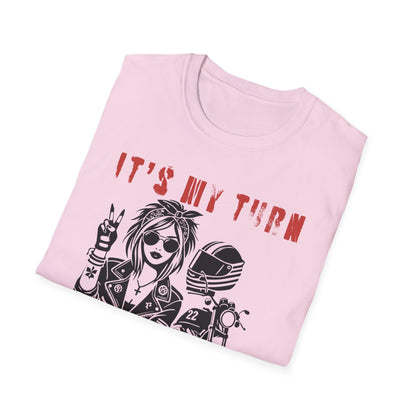 SWC Collection- My TurnGirl Biker Vibes T-Shirt, Cool Graphic Tee for Motorcycle Enthusiasts, Gift for Riders, Casual Wear, Birthday Gift