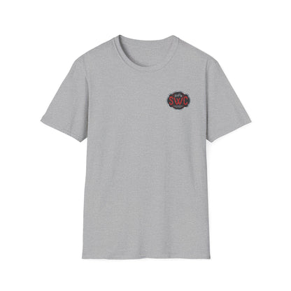 SWC Collection- Legendary Custom Motorcycle Graphic T-Shirt, Unisex Softstyle Tee, Vintage Biker Shirt, Ideal for Riders, Gift for Motorcycle Lovers, Casual Wear