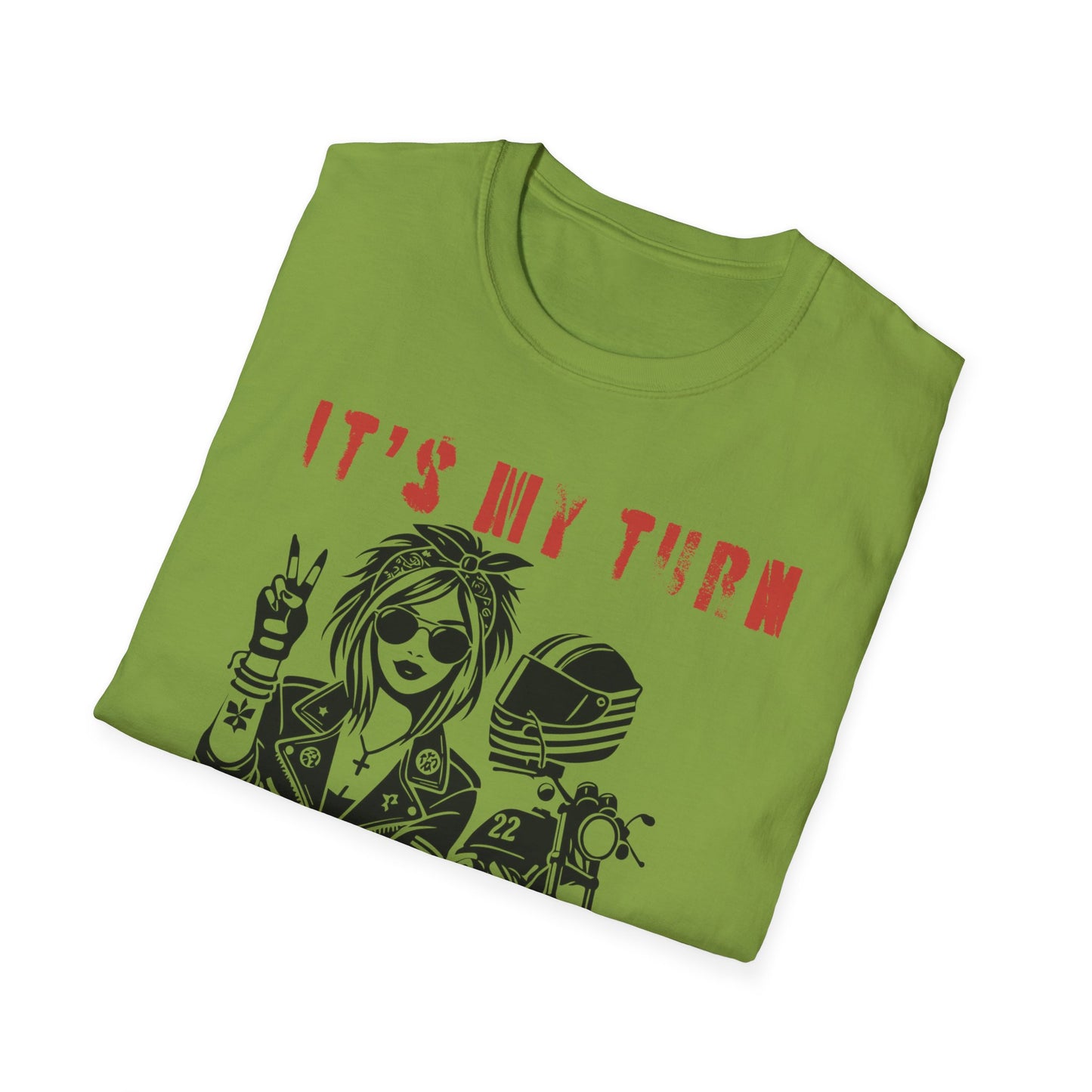 SWC Collection- My TurnGirl Biker Vibes T-Shirt, Cool Graphic Tee for Motorcycle Enthusiasts, Gift for Riders, Casual Wear, Birthday Gift