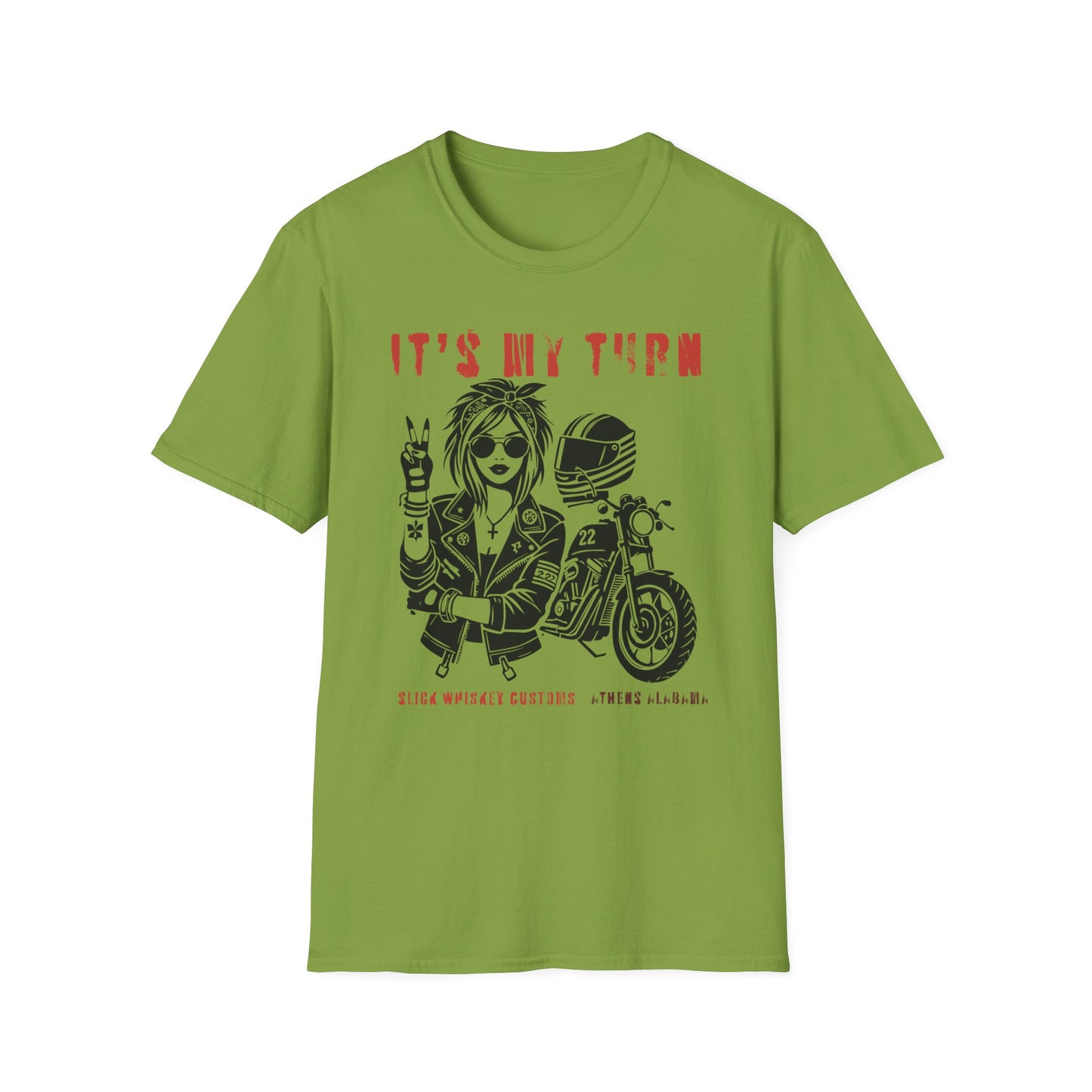 SWC Collection- My TurnGirl Biker Vibes T-Shirt, Cool Graphic Tee for Motorcycle Enthusiasts, Gift for Riders, Casual Wear, Birthday Gift