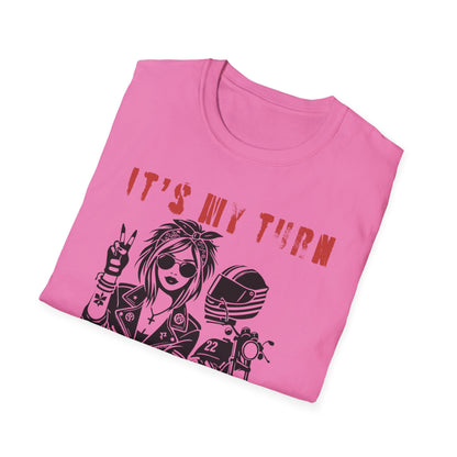 SWC Collection- My TurnGirl Biker Vibes T-Shirt, Cool Graphic Tee for Motorcycle Enthusiasts, Gift for Riders, Casual Wear, Birthday Gift