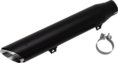 Vance & Hines Twin Slash Slip-On Muffler - Black - Softail