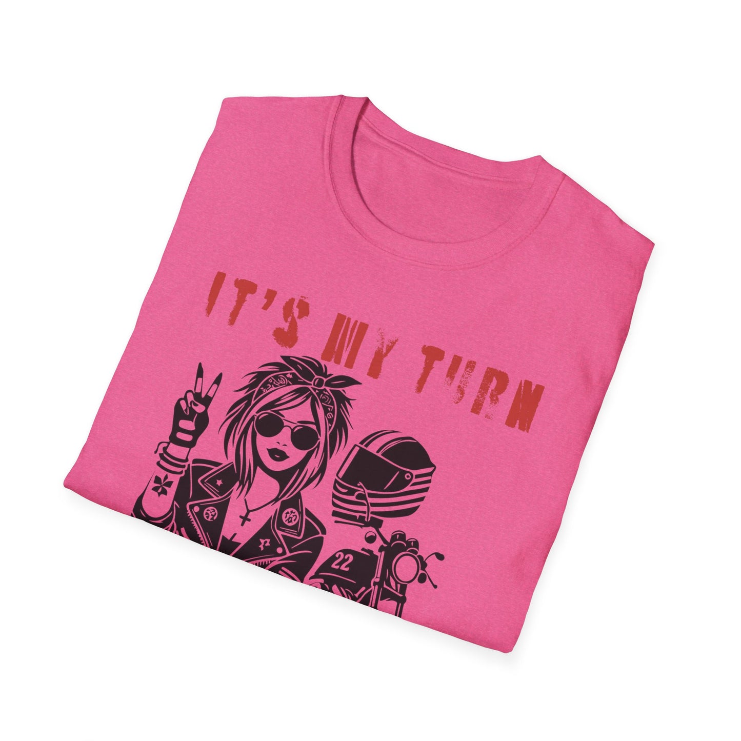 SWC Collection- My TurnGirl Biker Vibes T-Shirt, Cool Graphic Tee for Motorcycle Enthusiasts, Gift for Riders, Casual Wear, Birthday Gift