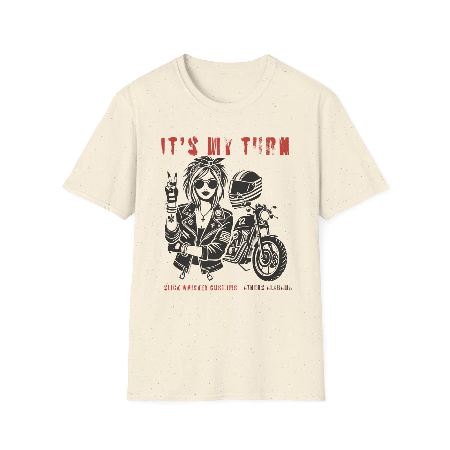 SWC Collection- My TurnGirl Biker Vibes T-Shirt, Cool Graphic Tee for Motorcycle Enthusiasts, Gift for Riders, Casual Wear, Birthday Gift