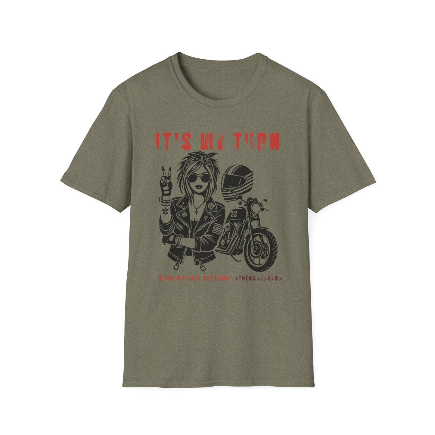SWC Collection- My TurnGirl Biker Vibes T-Shirt, Cool Graphic Tee for Motorcycle Enthusiasts, Gift for Riders, Casual Wear, Birthday Gift